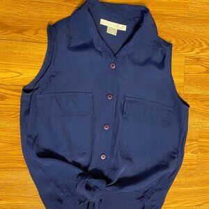 The limited women's ladies juniors sleeveless button up size XS vintage